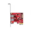 DeLOCK PCI Express x1 -kortti 2 x USB 5 Gbps Type-A liitin Low Profile