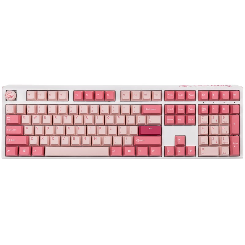Ducky One 3 näppäimistö peli USB QWERTY englanti pinkki