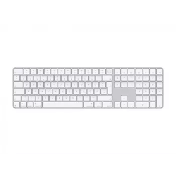 Apple Magic -näppäimistö MXK73D/A yleiskäyttöön USB + Bluetooth QWERTZ saksa valkoinen