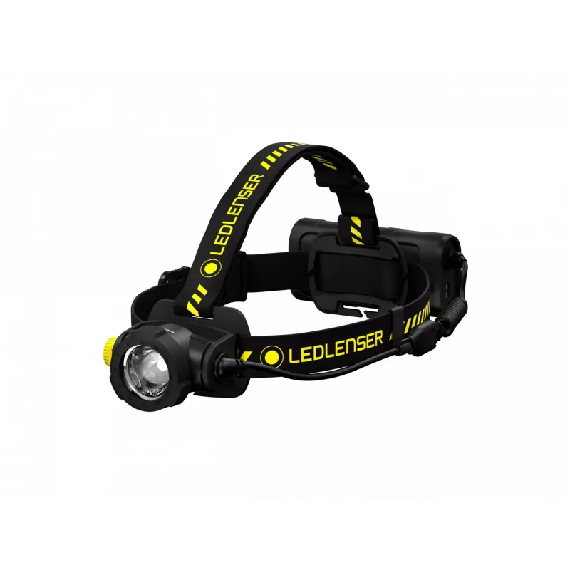 Otsalamppu Led Lenser H15R Work musta keltainen