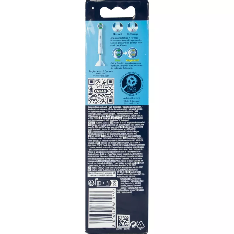 Oral-B Pro Precision Clean vaihtoharjaspäät, 8 kpl:n pakkaus (861073)
