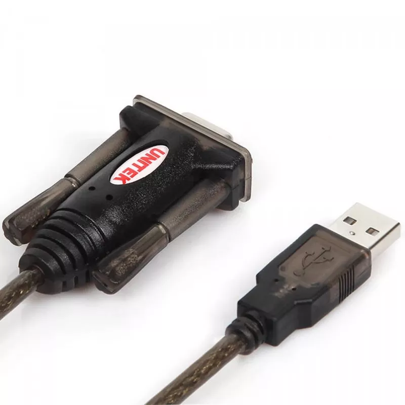 UNITEK Y-105A sarjakaapeli musta 1,5 m USB Type-A DB-9
