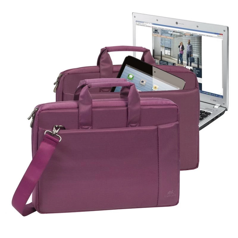 Rivacase 8231 39,6 cm (15,6) messenger-laukku violetti