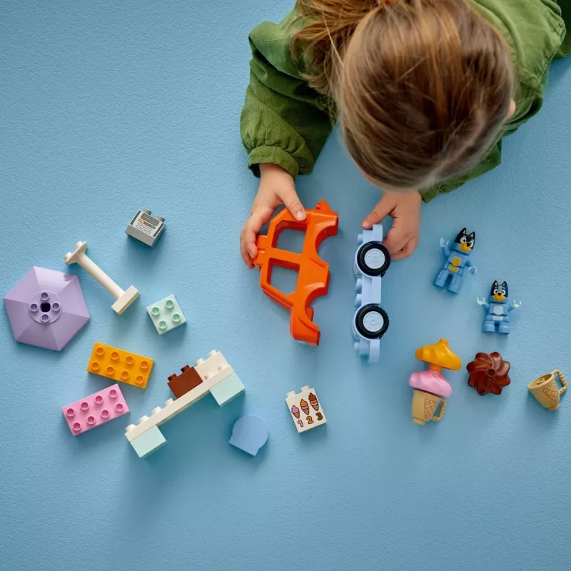 LEGO BLUEY 10458 Jäätelöretki Blueyn kanssa