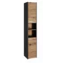 Topeshop S30 ANTRACYT/ARTISAN kylpyhuonekaappi