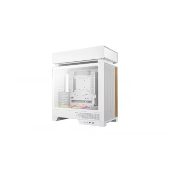 PC-kotelo DeepCool CL660 WH valkoinen — ATX/Micro-ATX/Mini-ITX, karkaistu lasi, tukee ATX/PS2/SFX/SFX-L virtalähteitä