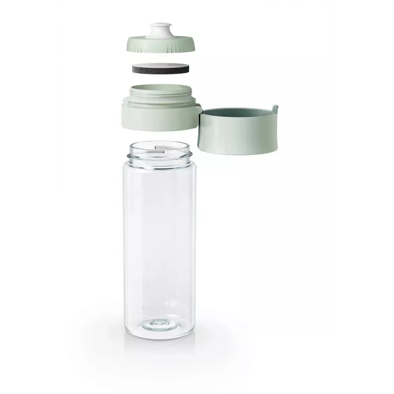 Uudelleenkäytettävä juomapullo BRITA Fill&Go Vital 600 ml integroidulla MicroDisc-suodattimella, vihreä