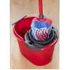 Vileda SuperMocio Torsion Power moppiämpäri puristimella, punainen