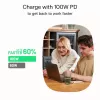 Kaapeli USB-C-USB-C PowerStream 100W punottu 1,2m valkoinen