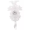 NeXtime kello 2988 Cuckoo Weeble, 41x21 cm, seinäkello, valkoinen