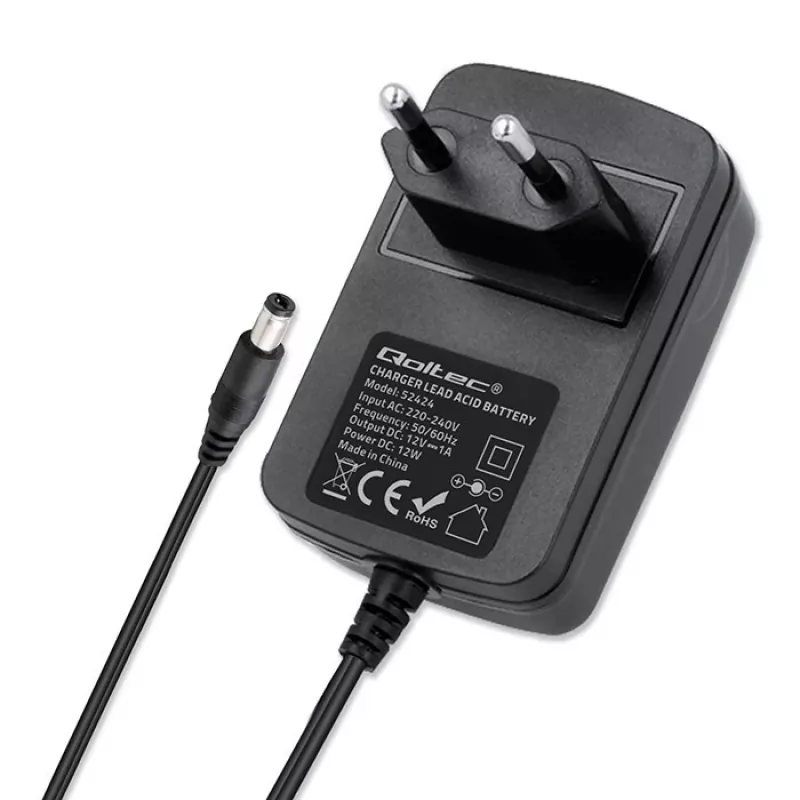 Akkulaturi QOLTEC laturi AGM GEL STD 12V 1,5A