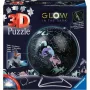 3D-palapeli pallo Star Globe hehkuu pimeässä