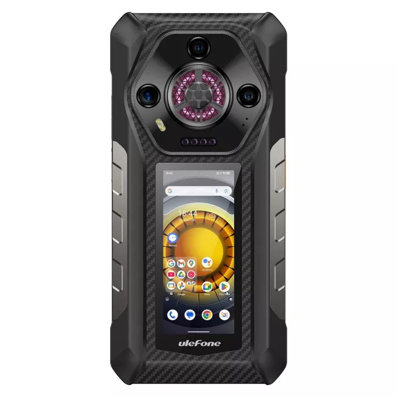 Ulefone Armor 30 Pro 5G UF-A30P älypuhelin, 6,95 tuumaa, 16 GB RAM, 512 GB, IP69K, Android 14, 12800 mAh, musta