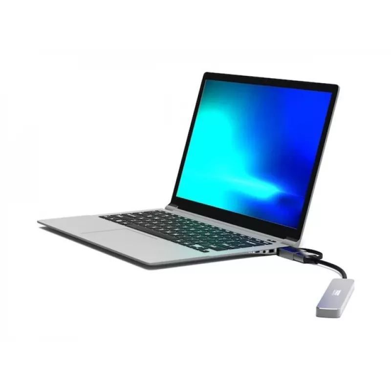PORT CONNECT | USB-keskitin USB-C/USB-A 4 USB-A 3.0 5Gbps