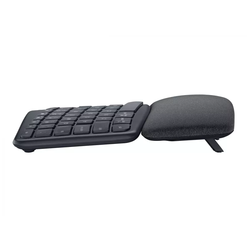 Logitech ERGO K860 - näppäimistö - langaton - 2,4 GHz, Bluetooth 5.0 - QWERTY - espanjalainen - grafiitti