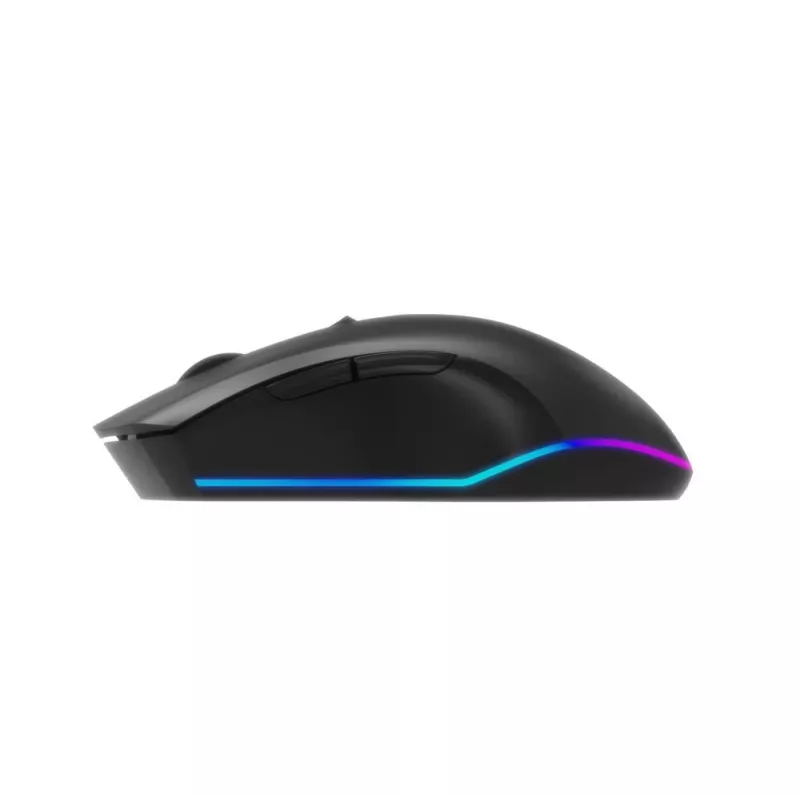 Langaton optinen RF-hiiri Gembird MUSGW-6BL-02 — oikeakätisille, 3200 DPI, 6 painiketta, musta, RGB