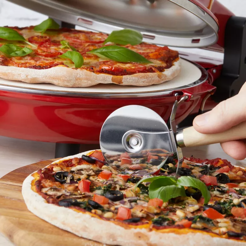 Pizzauuni Petra PT5666VDE Bella Pizza 1200 W tarttumaton pinta, pöytäpizzauuni
