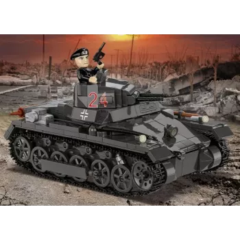 Rakennussarja Cobi Panzer I Ausf. B – 654 osaa, yksityiskohtainen pienoismalli