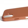 Mujjo Full Leather Case MagSafe -kotelo iPhone 17 ruskea