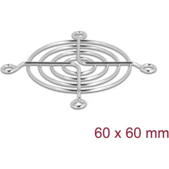 Tuuletinsäleikkö DeLOCK 67305 metalli hopea 53 mm