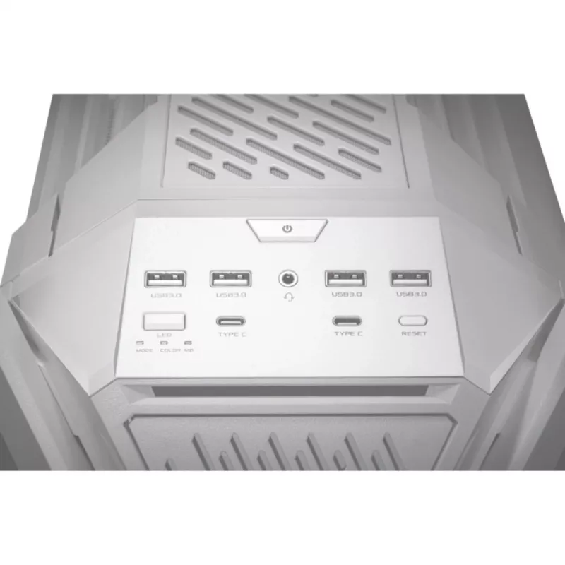 ASUS ROG GR701 Hyperion White, PC, valkoinen, ATX, EATX, micro ATX, Mini-ITX, alumiini, Multi, Front