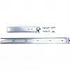 Inter-Tech - teleskooppikiskot telineeseen - harmaa - 2U - 48,3 cm (19
