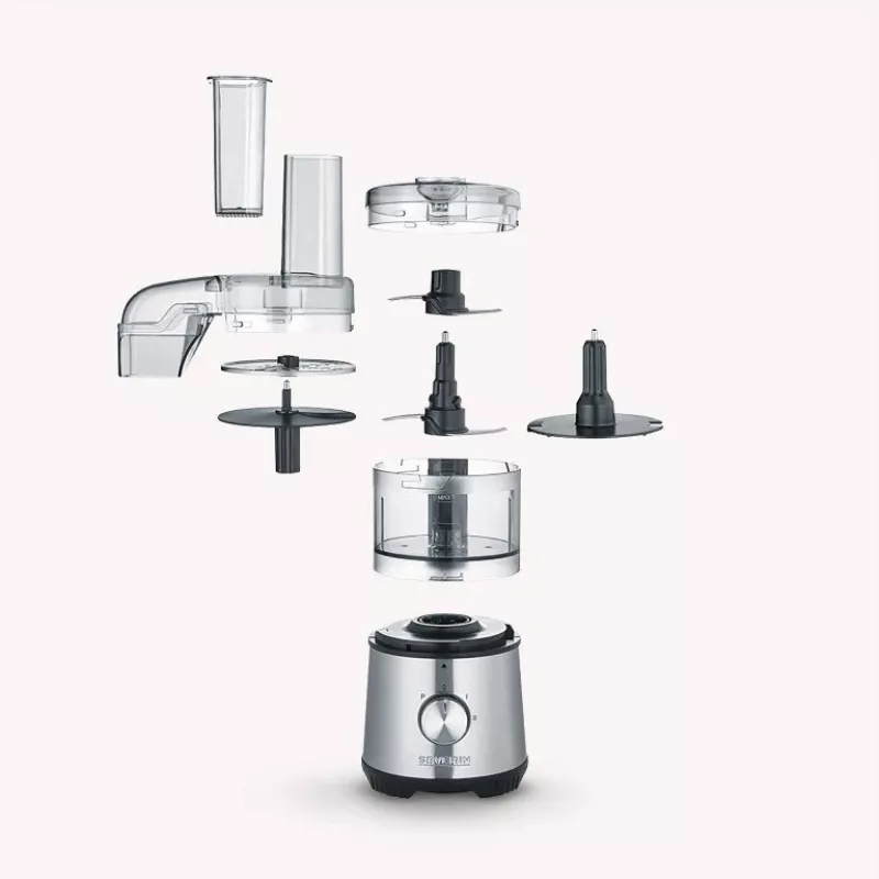 Sähköinen silppuri Severin KM 3865 0,5 L 400 W musta ruostumaton teräs