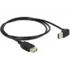 USB-kaapeli DeLOCK 1 m USB 2.0-A - USB 2.0-A musta