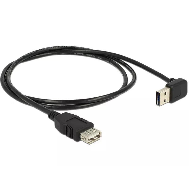 USB-kaapeli DeLOCK 1 m USB 2.0-A - USB 2.0-A musta