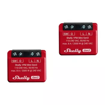 Älykytkin Shelly 1PM Mini Gen3 1P langaton 110-240V