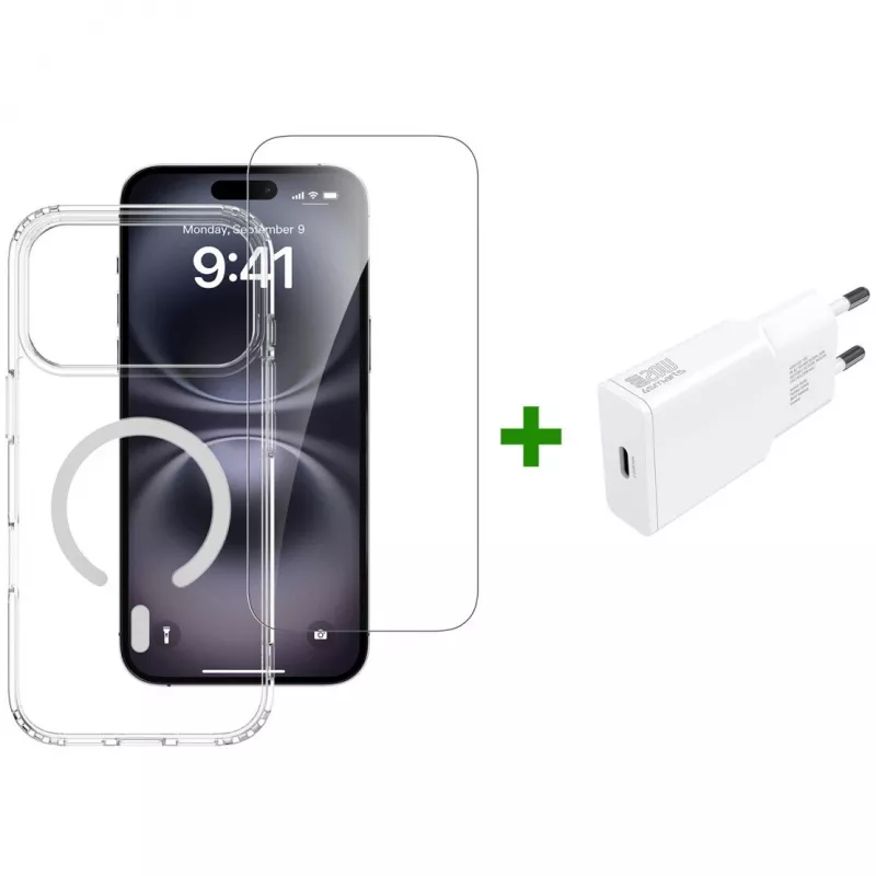 4smarts 3in1 Premium -aloitussarja Apple iPhone 17 Pro Max:lle, MagSafe-yhteensopiva