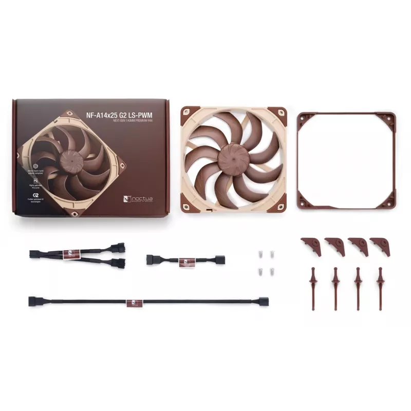 Noctua NF-A14X25 G2 LS-PWM 140mm -kotelotuuletin