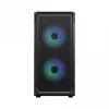 Fractal Design Focus 2 RGB Tempered Glass Mid Tower ATX -tietokonekotelo - musta