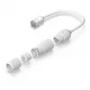 Verkkokaapeli Ubiquiti UACC-Cable-Extender-C6A RJ-45 Cat6a 0,185 m valkoinen