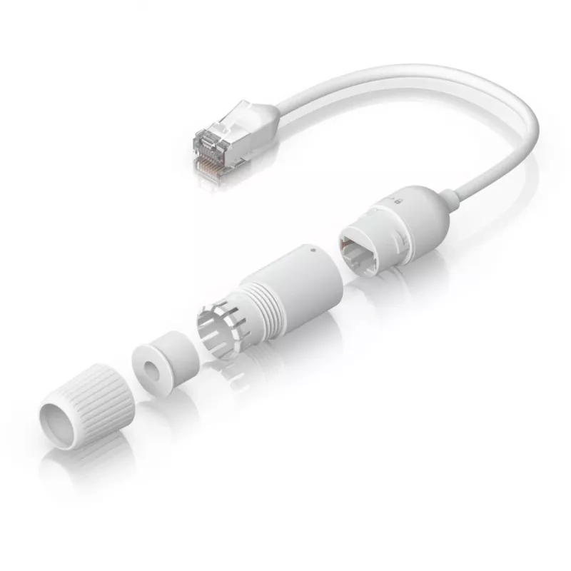 Verkkokaapeli Ubiquiti UACC-Cable-Extender-C6A RJ-45 Cat6a 0,185 m valkoinen