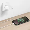 Kaksois-USB-pistorasiasovitin 65W, 2xUSB-C, valkoinen