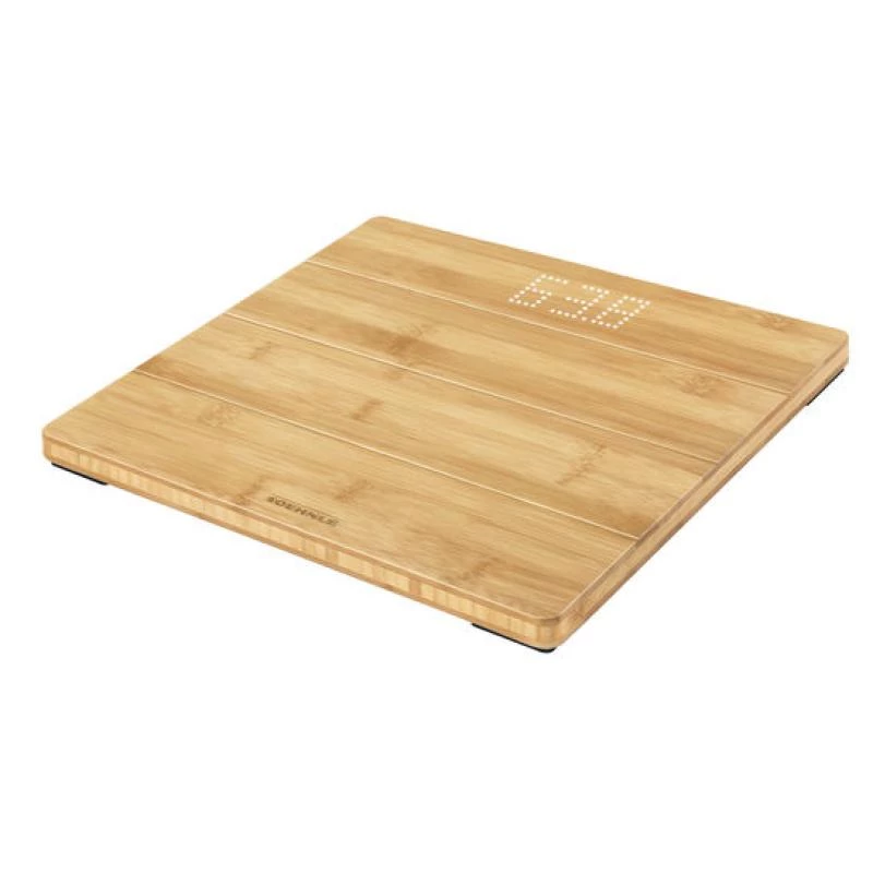 Soehnle Style Sense Bamboo Magic elektroninen henkilövaaka neliö bambu (63880)