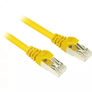 Sharkoon Ethernet-verkkokaapeli keltainen