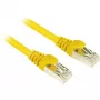 Sharkoon Ethernet-verkkokaapeli keltainen