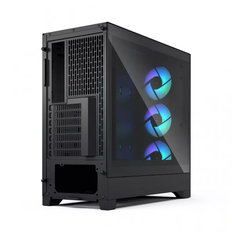 Fractal Design Pop 2 Air musta Solid Midi-Tower-PC-kotelo — ATX-tuki, 3x 120 mm etutuulettimet, 2,5/3,5 inch asemapaikat, 215×481×462 mm