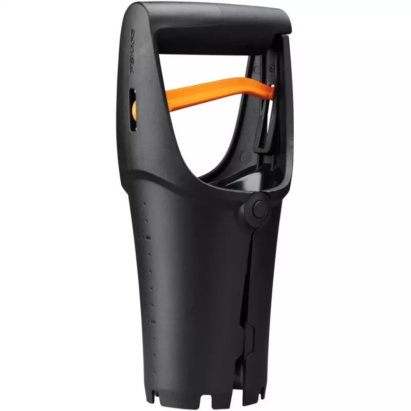 Fiskars Solid kukkasipulin istutin, 24 cm, musta/oranssi (1057079)