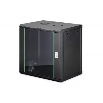Seinäkiinnitteinen kaappi DIGITUS Dynamic-N 12U, 600x450 mm (LxS), IP20, avainlukko, kokoamaton