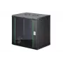 Seinäkiinnitteinen kaappi DIGITUS Dynamic-N 12U, 600x450 mm (LxS), IP20, avainlukko, kokoamaton