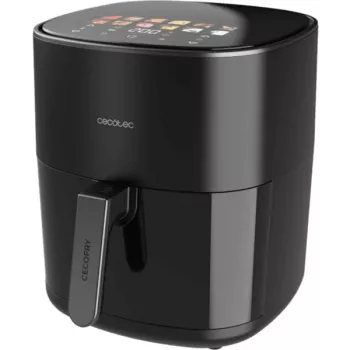 Kiertoilmakypsennin Cecotec Cecofry&Grill Duoheat 6500, 6,5 L, 2200 W, kosketus-LCD, musta