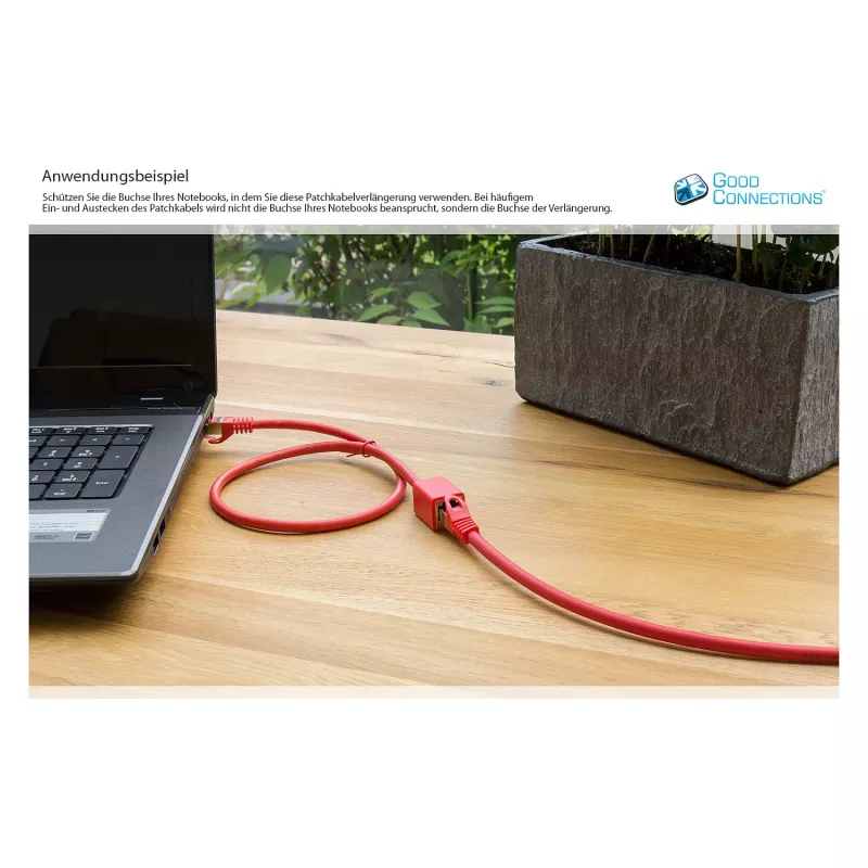 Goodconnections 8063VR-050R Ethernet-verkkokaapeli punainen