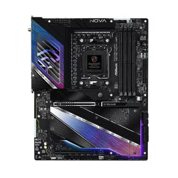 Emolevy ASROCK MK X870E NOVA WIFI AMD X870E Socket AM5 ATX, DDR5, 4x DIMM, 256GB, Wi-Fi 7, BT 5.4, 5Gb LAN, PCIe Gen5 M.2