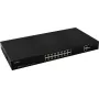 PULSAR SF116 verkkokytkin Managed Fast Ethernet (10/100) Power over Ethernet (PoE) 1U musta