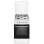 Sähkö-kaasuliesi MPM MPM-56-KGM-04, 4 poltinta, 56 cm, sähköuuni, musta