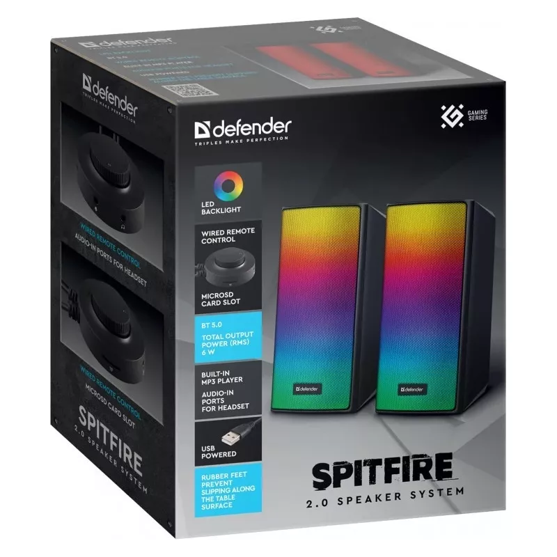 PC-KAIUTTIMET SPITFIRE 2.0 6W LED USB