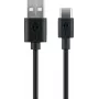 Goobay | USB-C-lataus- ja synkronointikaapeli (USB-A > USB-C) | 38675 | musta | RJ-45 | RJ-45 90°